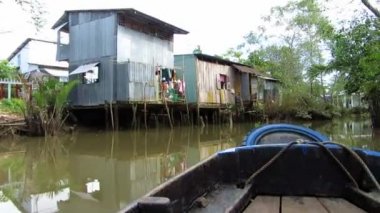 tipik baraka evler, mekong delta boyunca evleri