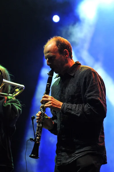 Rotfront band from Berlin performs a live concert — Stock Photo, Image