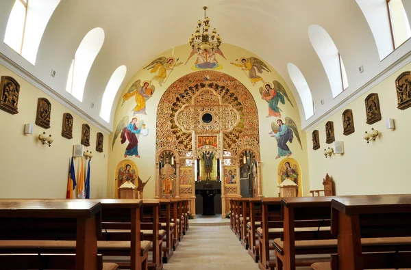 Orthodoxer Kirchenraum. cluj napoca, Rumänien — Stockfoto