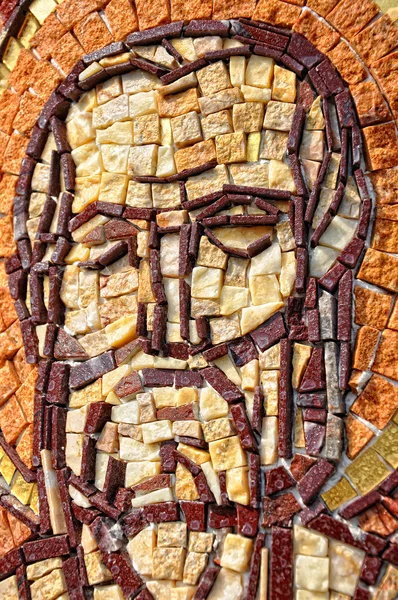Byzantine mosaic of a saint apostle — Stock Photo, Image