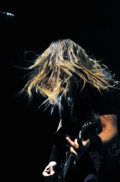 Heavy metal concerto live rock — Foto Stock