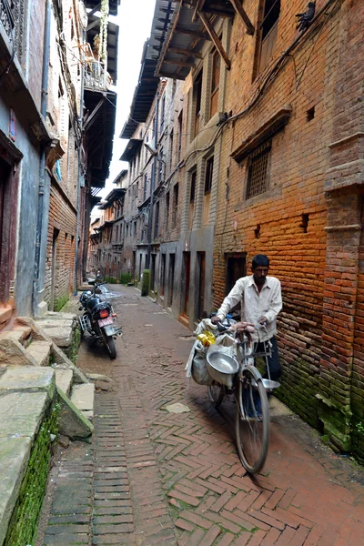 Persone della periferia di Kathmandu che vivono in povertà. Nepal — Foto Stock