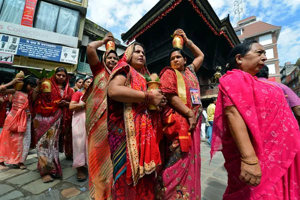 Hinduistické oslavy Boha Šivy — Stock fotografie