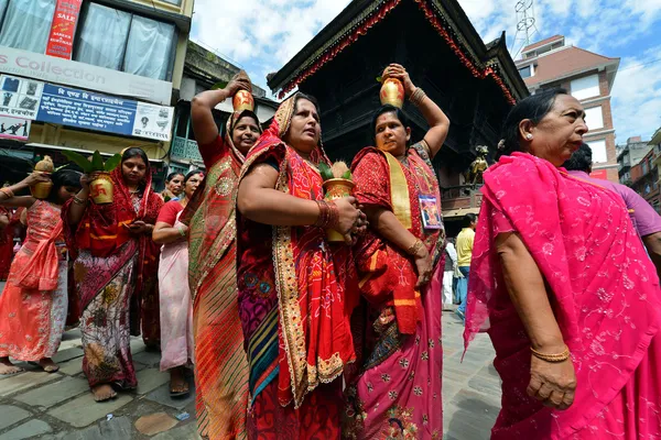 Hindu celebration of God Shiva — Stock Photo, Image