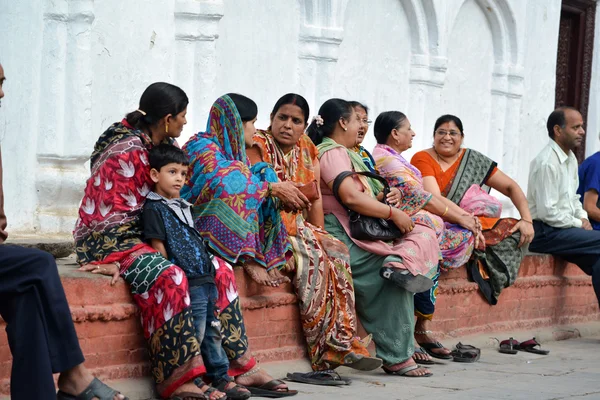 Kathmandu ladies — Stock Photo, Image