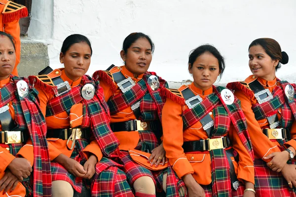 Nepalese Military Orchestra — Stock Photo, Image