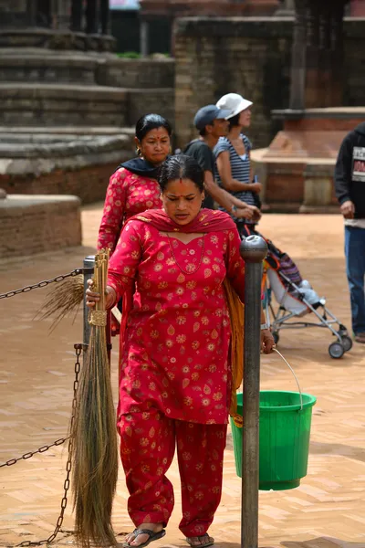 Kobiety z kathmandu, nepal — Zdjęcie stockowe