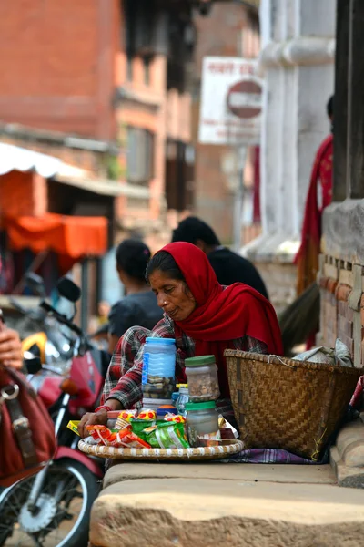 Ženy z kathmandu, Nepál — Stock fotografie