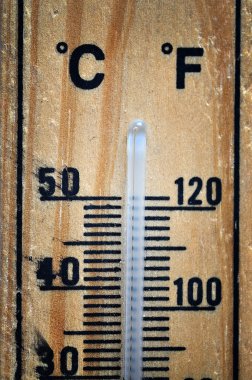 ahşap termometre ölçek