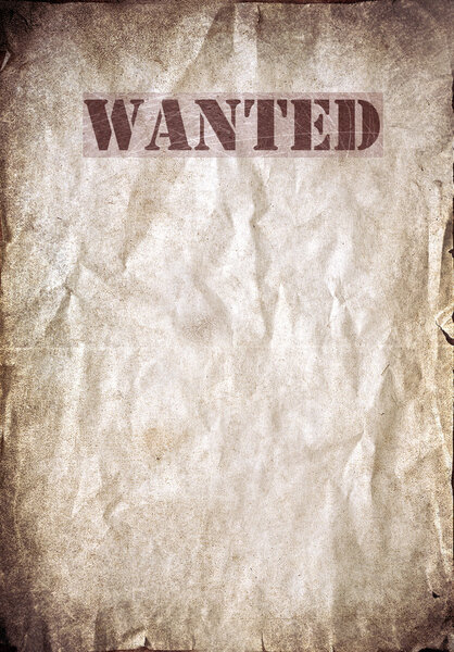 Wanted vintage poster, dead or alive