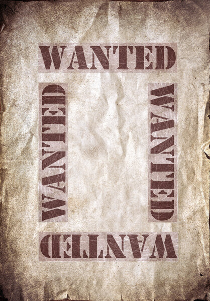 Wanted vintage poster, dead or alive