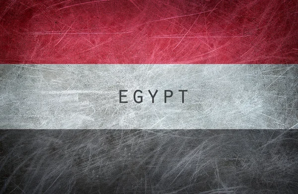 埃及的 grunge 旗子 — 图库照片