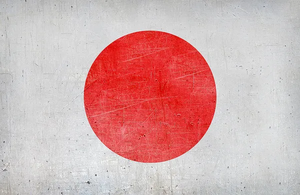 Drapeau Grunge du Japon — Photo