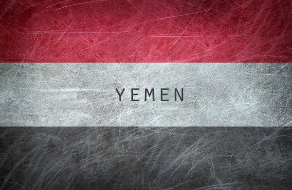 Vintage σημαία της Υεμένης — Φωτογραφία Αρχείου