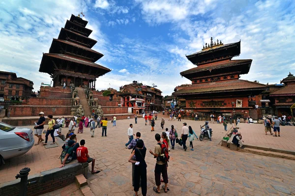 Bhaktapur durbar quadratisch, nepal — Stockfoto