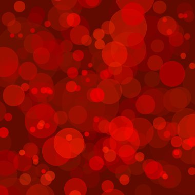 kırmızı arka plan ile kırmızı bokeh daireler