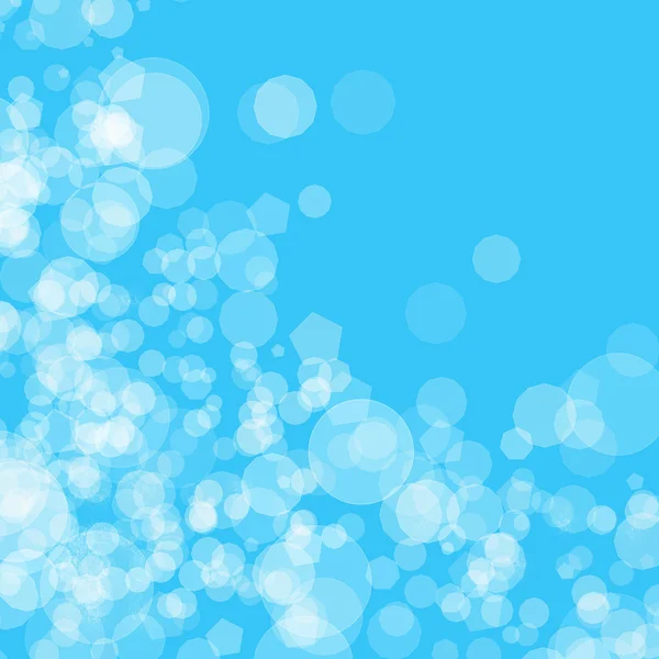 Abstract blue background with bokeh circles — Stock Photo, Image