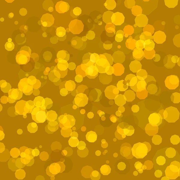 Fundo amarelo abstrato com círculos bokeh — Fotografia de Stock