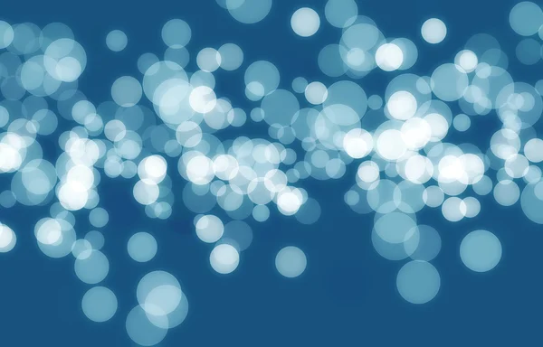 Abstract blue background with bokeh circles — Stock Photo, Image