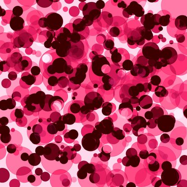 daireler ile pembe arka plan