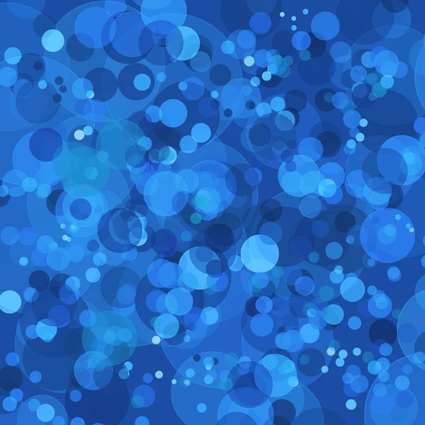 Fondo azul abstracto con círculos bokeh — Foto de Stock