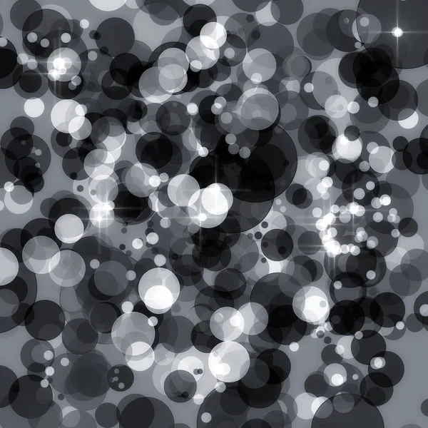 Abstract gray background with bokeh circles — Stock Photo, Image