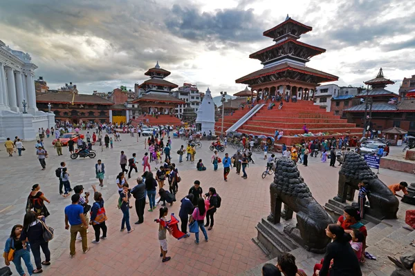 Das durbar quadrat in kathmandu, nepal — Stockfoto