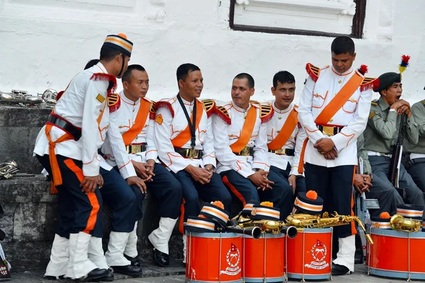 军事学院乐团的尼泊尔 — 图库照片