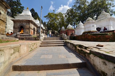 Pashupatinath hindu tapınakları. Nepal