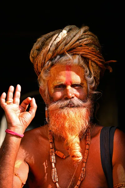 Sadhu adama Pashupatinath, Nepal