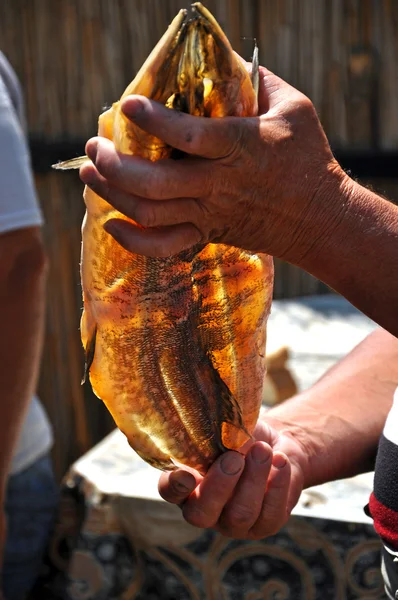 Dried and smoked fish — Stock Image Dried and smoked fish Stock Photo