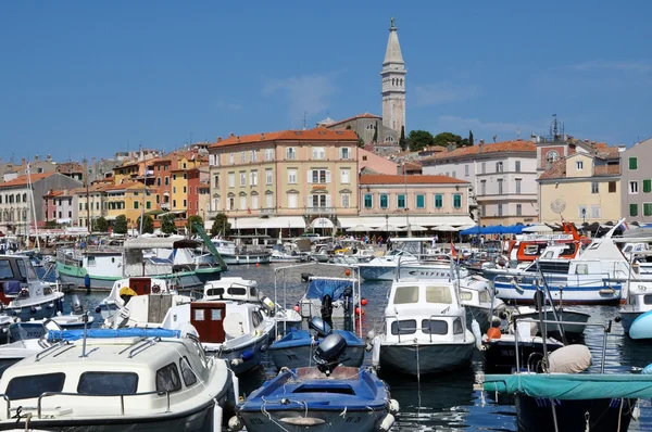 Rovinj harbour, Hırvatistan — Stok fotoğraf