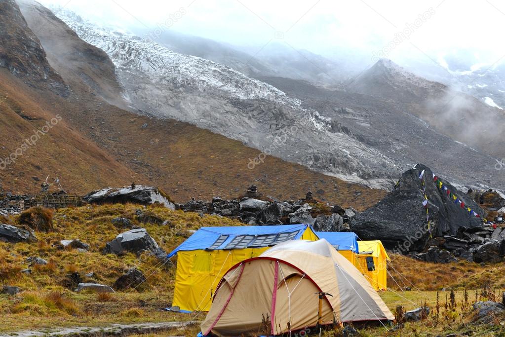 Storm in the Annapurna Base Camp, Nepal