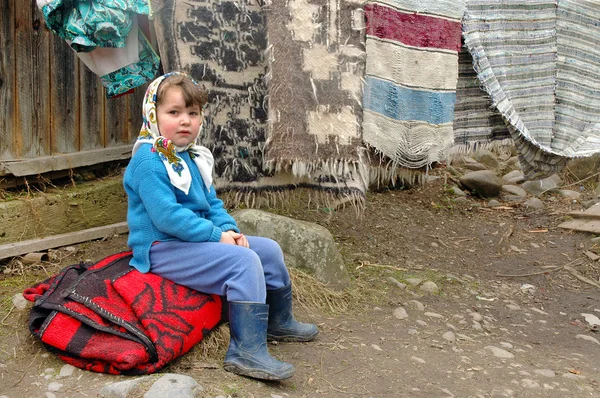 Romanian child — Stock Photo, Image