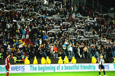 bir stadyumda futbol fans