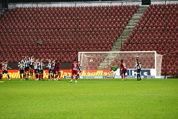 Goleiro em ação — Fotografia de Stock