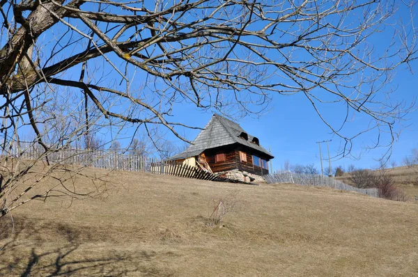Παραδοσιακό ξύλινο σπίτι — Φωτογραφία Αρχείου