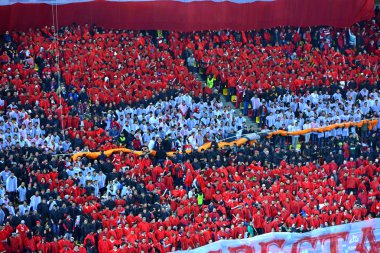 kalabalık stadyum futbol hayranları