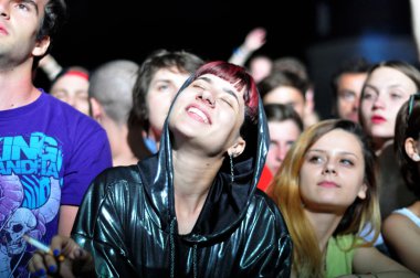 parti insanları Müzik Festivali