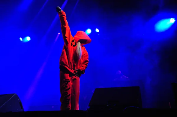 Die Antwoord se apresenta ao vivo no Electric Castle — Fotografia de Stock