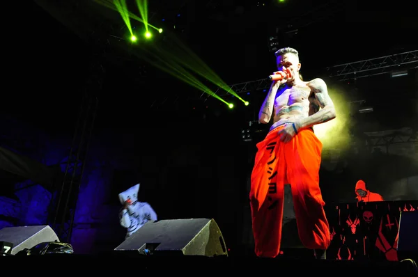 Die Antwoord actúa en directo en Electric Castle — Foto de Stock
