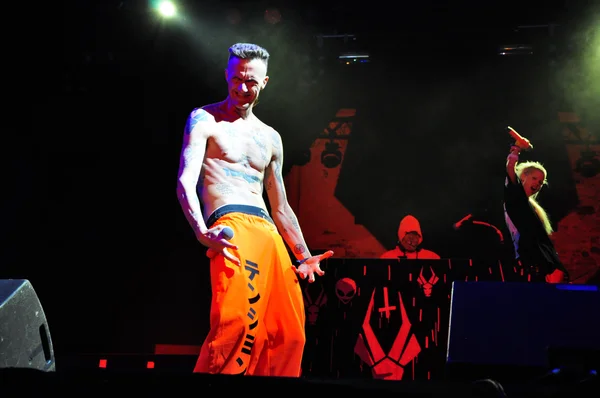 Die Antwoord performs live at Electric Castle — Stock Photo, Image