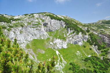 kireçtaşı ridge, iorgovanului cliff retezat dağ, Romanya