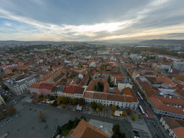 Vista Panorámica Ciudad Cluj Napoca Kolozsvar Transilvania Rumania — Foto de Stock