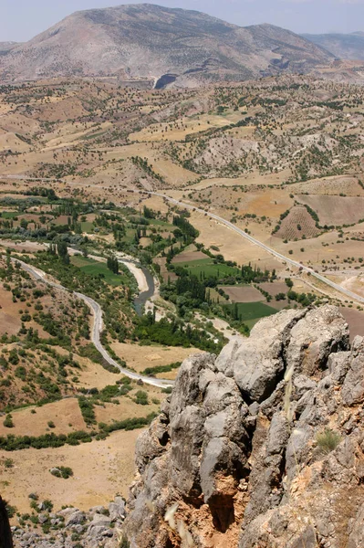 Arid Mountainous Landscape Northern Kurdistan Turkey — стоковое фото