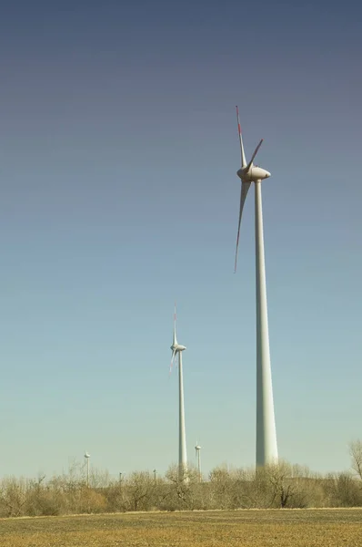 Windkraftanlage Windkraftanlage Erneuerbare Energien — Stockfoto