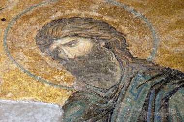 İSTANBUL, TURKEY - 8 Ağustos 2006: Ayasofya anıtlarını süsleyen mozaikler bugün erken yüzyıllar arasında yapıldı                                   