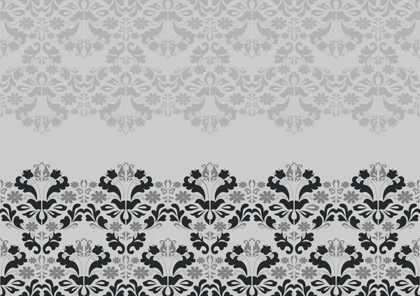 Adorno floral abstracto — Vector de stock
