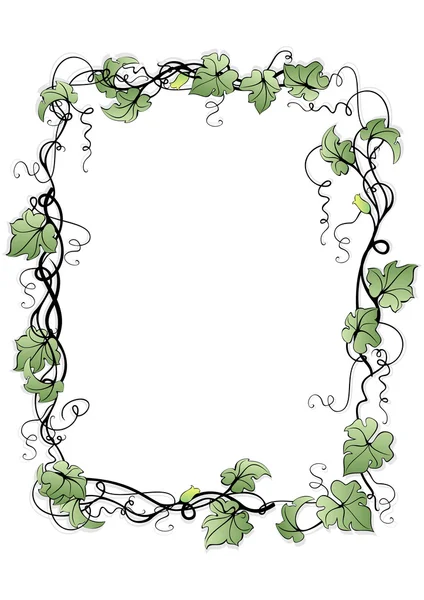 Floral frame — Stock Vector