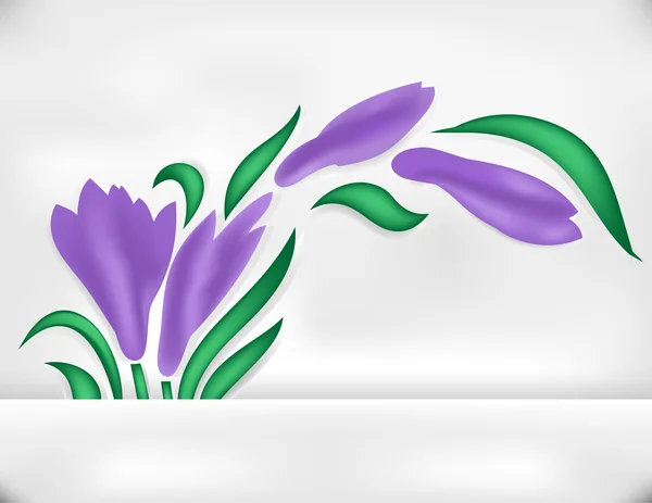 Abstraktní iris s transparentem — Stockový vektor